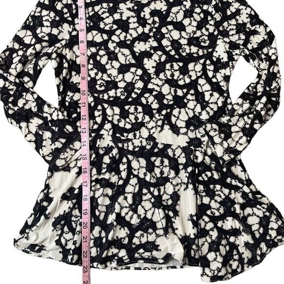 Anthropologie Leifsdottir Webbed Tales Boatneck Peplum Top - Picture 12 of 14